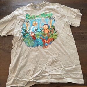 Rick and Morty men’s White Graphic T-Shirt